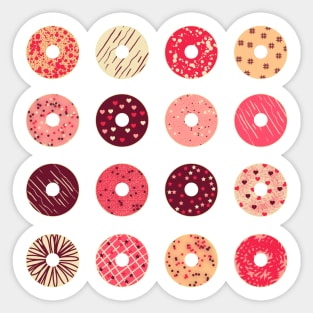 Delicious donuts Sticker